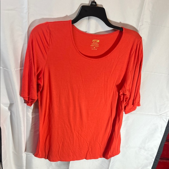 Apt. 9 Tops - Apt. 9 Women's Vibrant Orange Short Sleeve Top